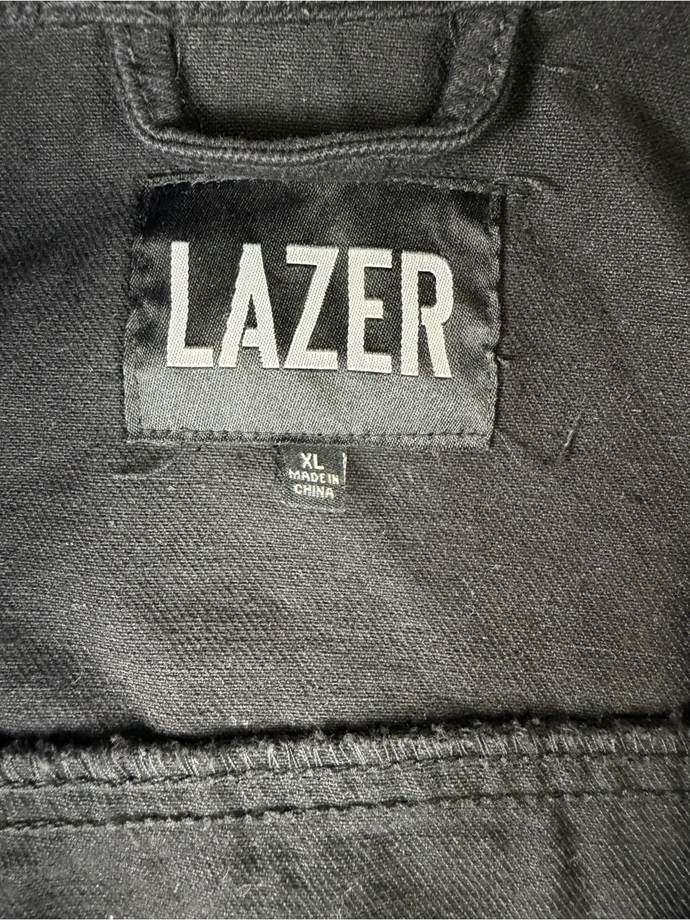 Lazer black denim